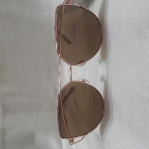 CALIBLUE Women Sunglasses Rose Gold Frame Reflective Lens UVA-UVB Lens P…